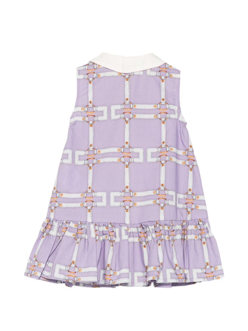 Abito lilla per neonata ENAB0740CAE06 D881 Elisabetta Franchi Kids 