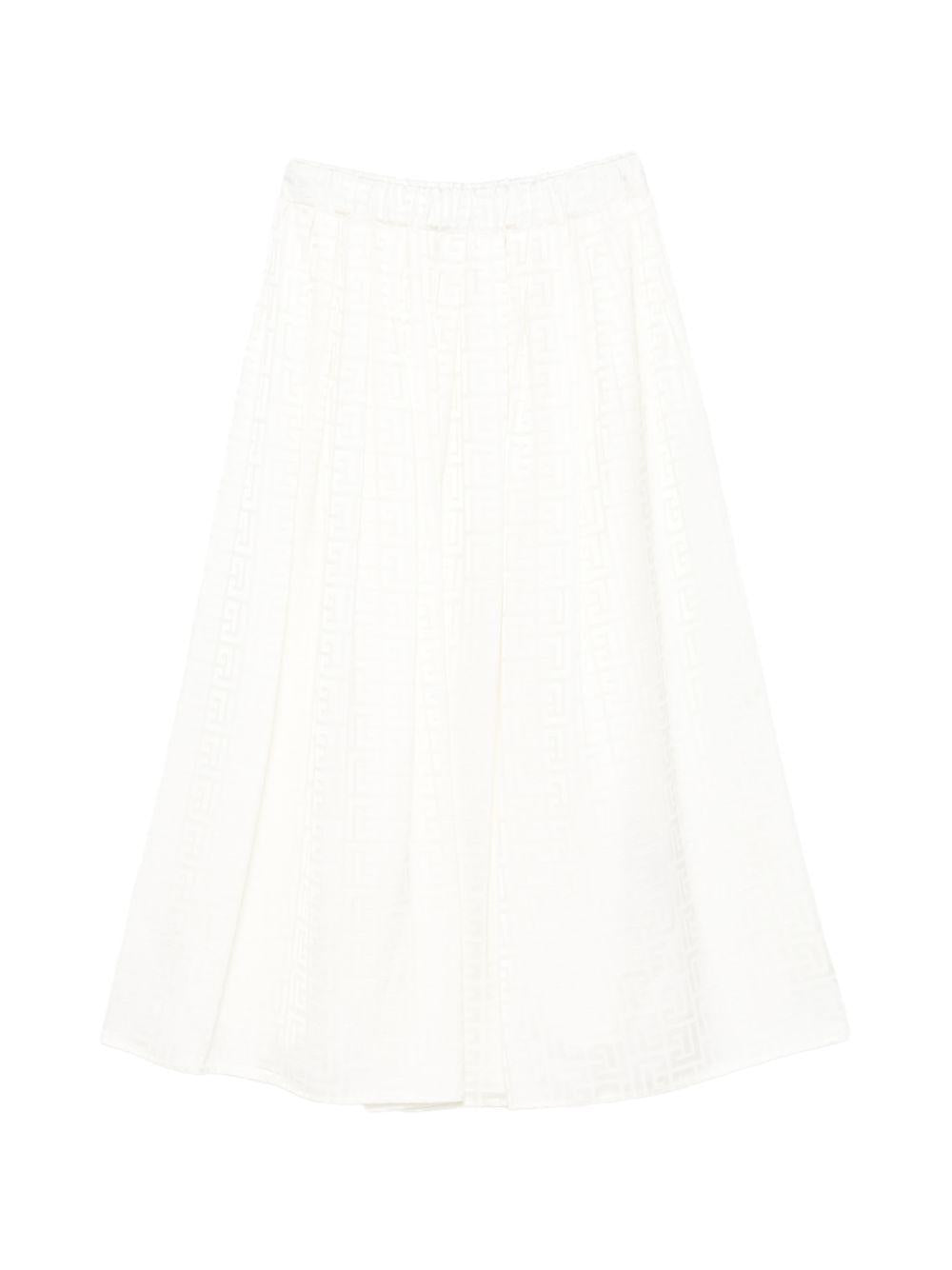 Gonna beige per bambina BY7A60S0192 102 Balmain Kids 