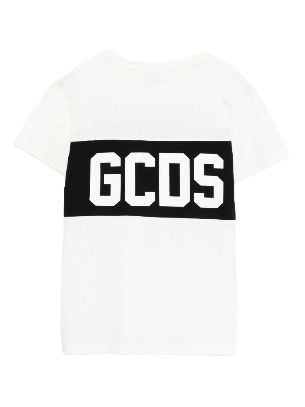 T-shirt bianco per bambino B2JU2329JF1 15 Gcds Kids 