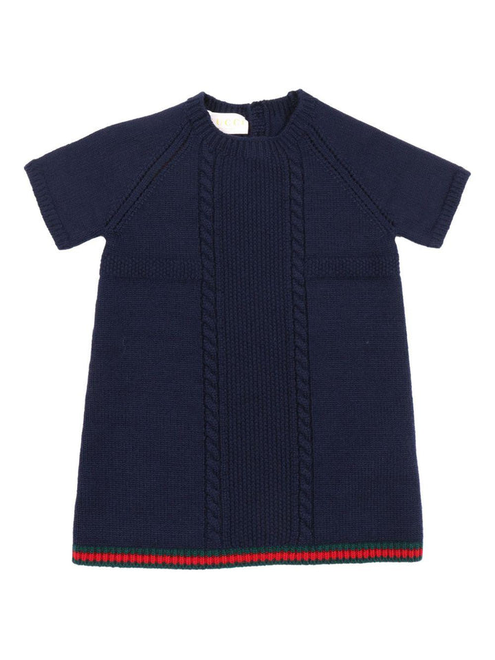 Abito blu navy per neoanta 828457XKE0C 4180 Gucci Kids 
