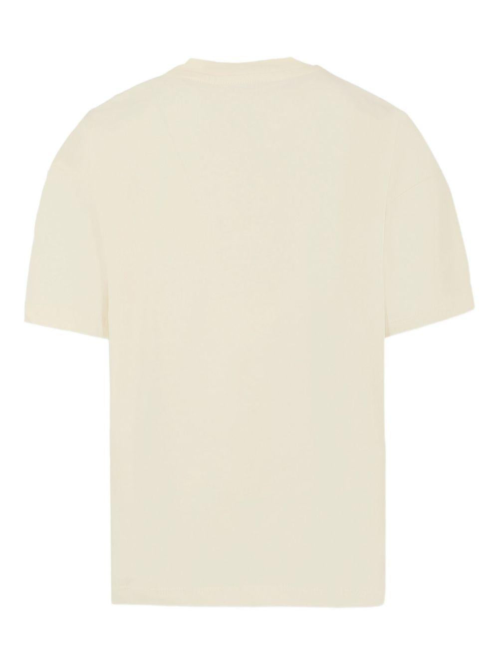 T-shirt beige per bambino F5MSJGTH120 013 Msgm Kids 