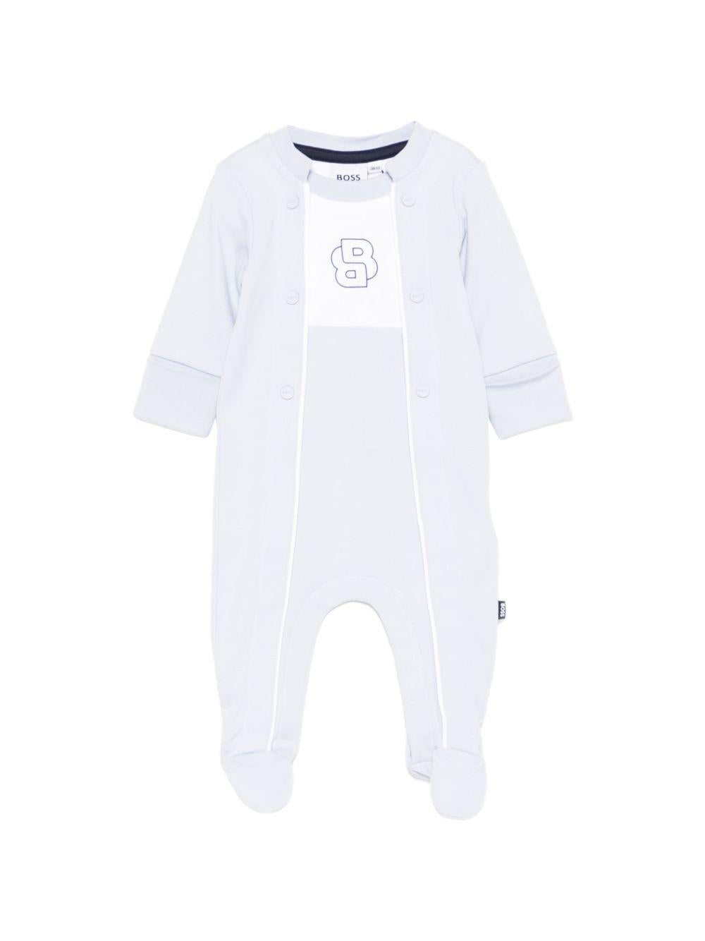 Tutina azzurra per neonato J53046 771 Boss Kids 