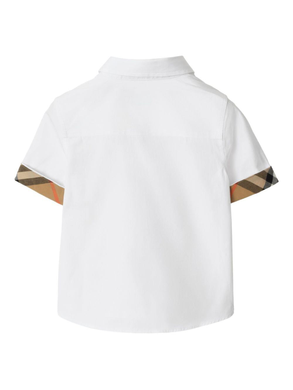 Camicia bianca per neonato 8121255 A1464 Burberry Kids 