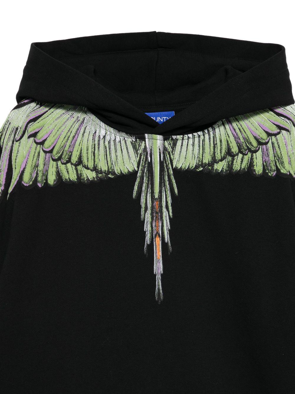Felpa nera per bambino F5CMJBHS060 110 Marcelo Burlon Kids 